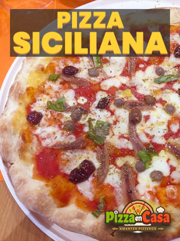 ▷ Receta de auténtica Pizza Siciliana casera