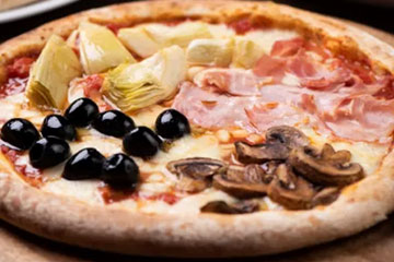 Receta Pizza Cuatro Estaciones (4 stagione)