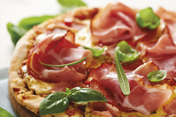 Receta Pizza Prosciutto e Funghi (Jamón y Champiñones)